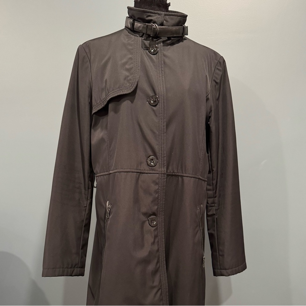 Kenneth Cole Reaction Black Thermal Trench Coat